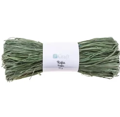 dpCraft Rafia dekoracyjna - - laurowa zieleń, 50 g