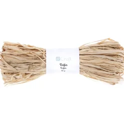 dpCraft Rafia dekoracyjna - - naturalna, 50 g