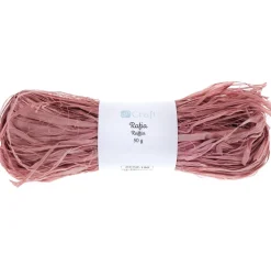 dpCraft Rafia dekoracyjna - - zgaszony róż, 50 g > Bibuła I Wypełniacze Do Prezentów