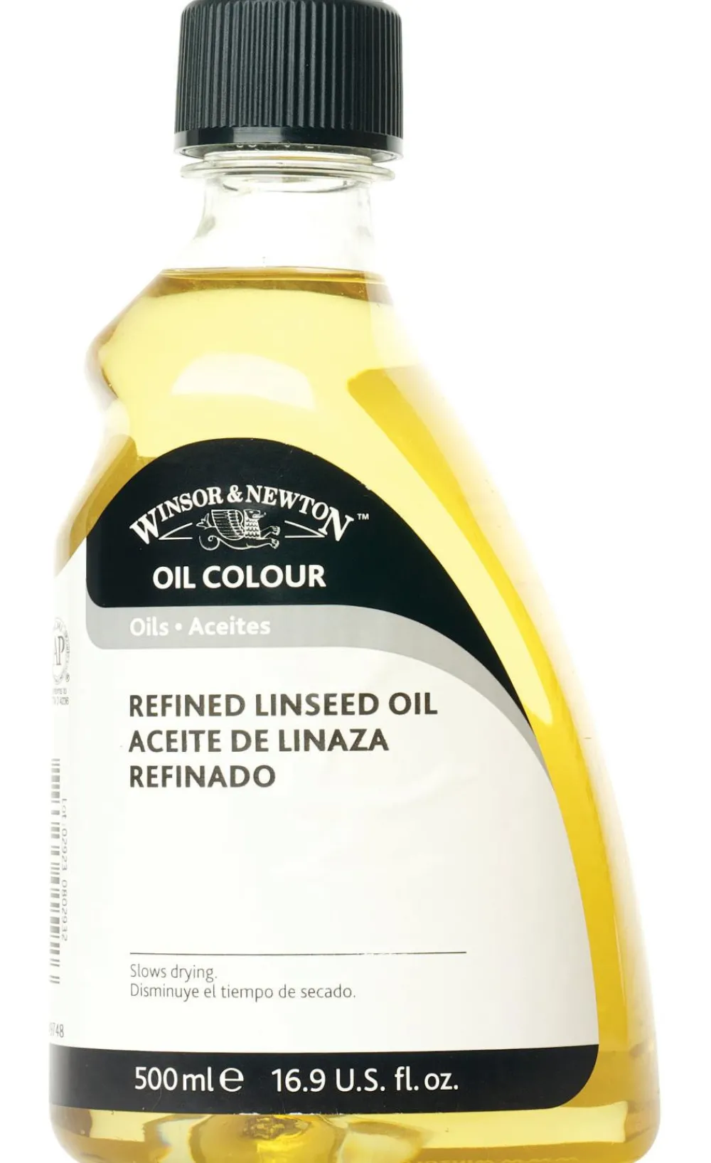 Winsor & Newton Rafinowany olej lniany do farb olejnych - - 500 ml