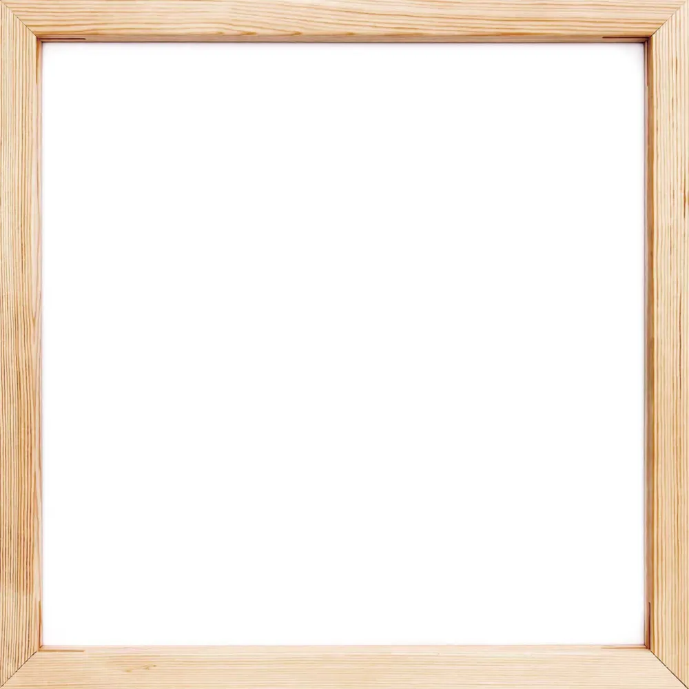Rico Design Ramka do wyszywania, drewniana - - 45 x 45 cm