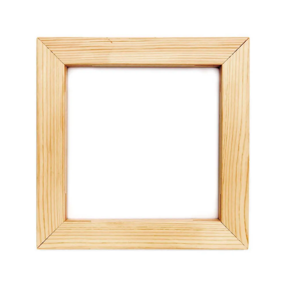 Rico Design Ramka do wyszywania, drewniana - - 20 x 20 cm
