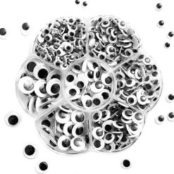 dpCraft Samoprzylepne ruchome oczka - - 500 szt.