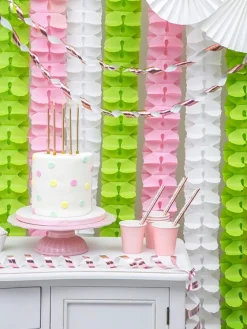 PartyDeco Serpentyny - różowe złoto 3,8 m