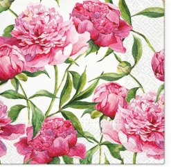 PAW Decor Collection Serwetki ozdobne - Paw - Pink Peonies, 20 szt. > Serwetki