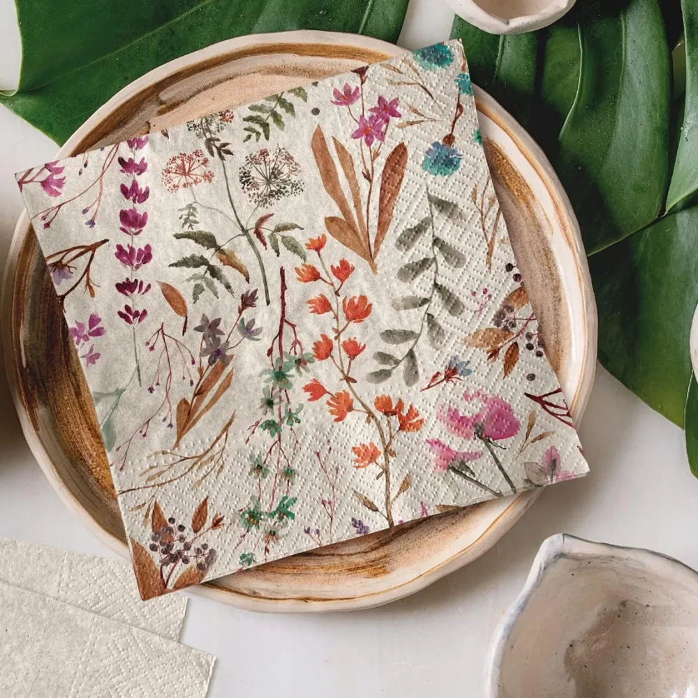 PAW Decor Collection Serwetki ozdobne We Care - Paw - Dried Floral Bouquet, 20 szt. > Serwetki