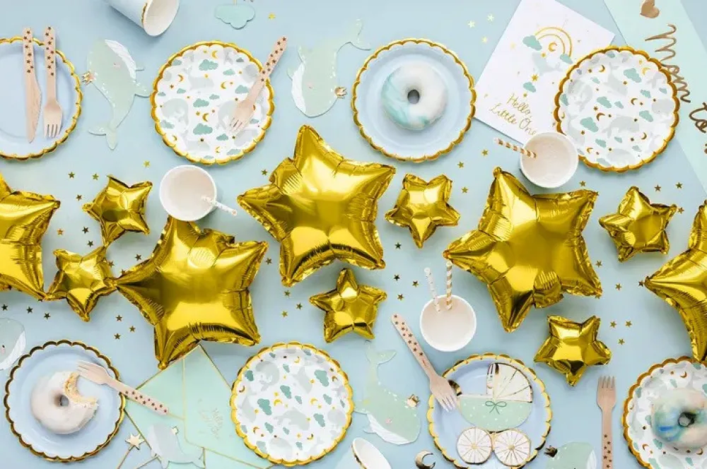 PartyDeco Serwetki papierowe, Wieloryb - niebieskie, 20 szt. > Serwetki