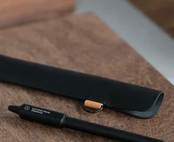 HMM Skórzane etui na długopis - - Black ><noscript><img width=