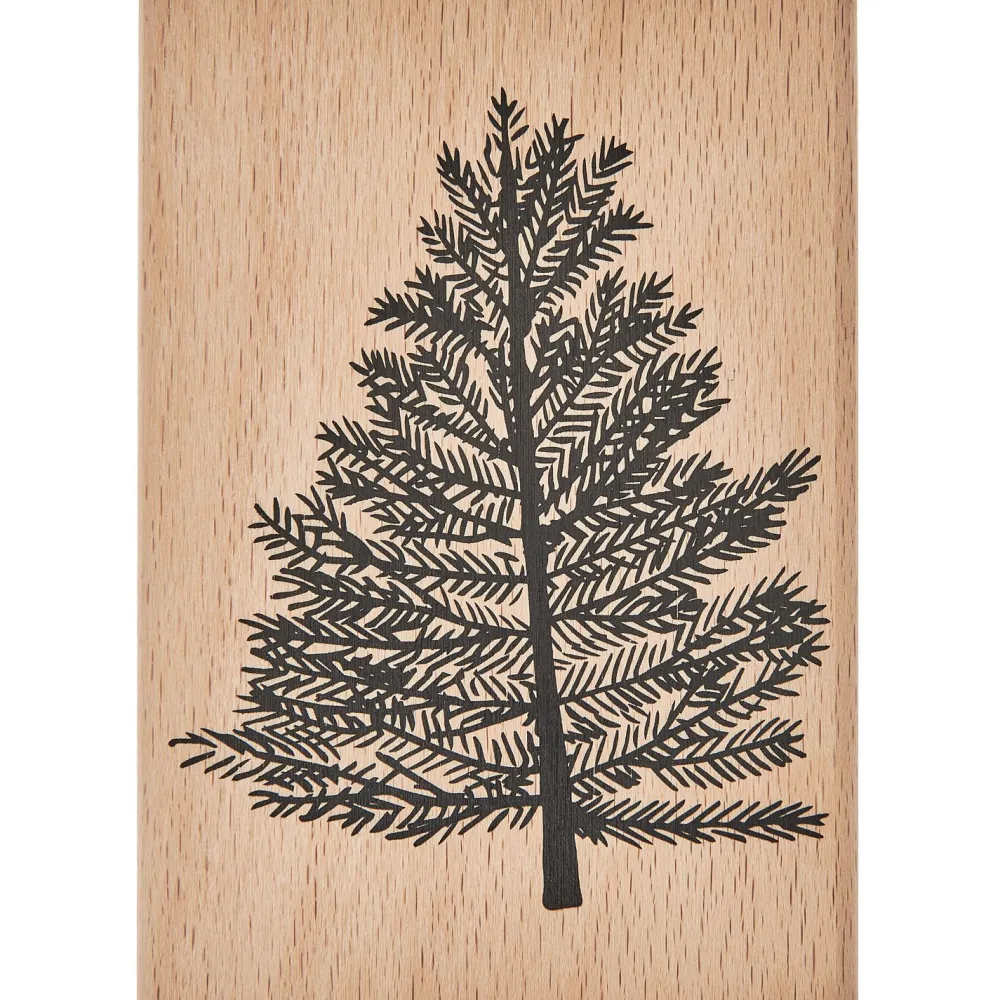 Rico Design Stempel drewniany Sosna - - 8,5 x 12 cm