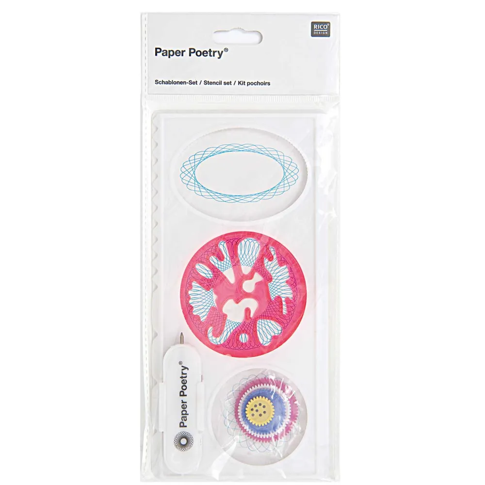 Rico Design Szablony do rysowania - Paper Poetry - mandale > Dzieci Szablony Do Rysowania