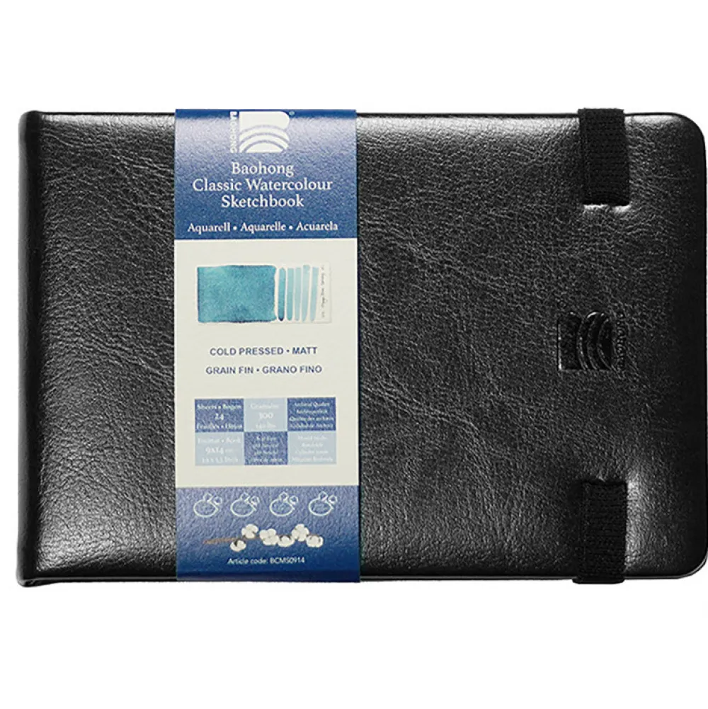 Baohong Szkicownik do akwareli Classic Watercolour - - cold pressed, 9 x 14 cm, 300 g, 24 ark. > Papier Do Akwareli