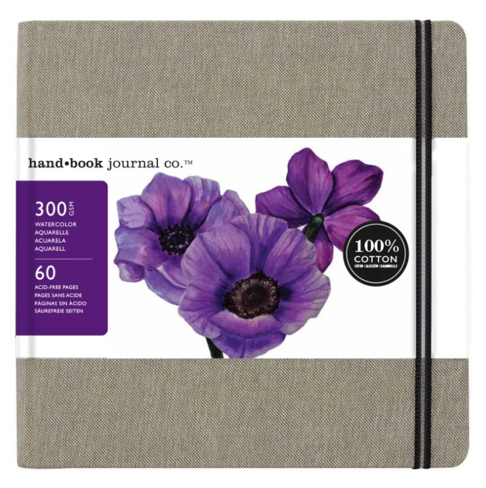 Speedball Szkicownik do akwareli 100% Cotton Hand Book Journal Co. 20 x 20 cm - - 30 ark.