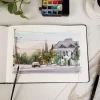 Hahnemuhle Szkicownik do akwareli Watercolour Book - Hahnemühle - 14 x 14 cm, 200 g, 30 ark.