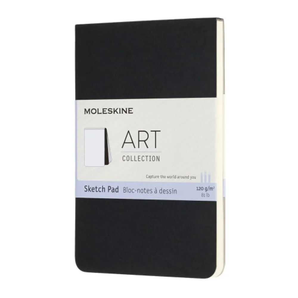 Moleskine Szkicownik - - gładki miękki kieszonkowy czarny