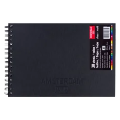 Amsterdam Szkicownik na spirali All Acrylics - - A4, 250 g, 30 ark.