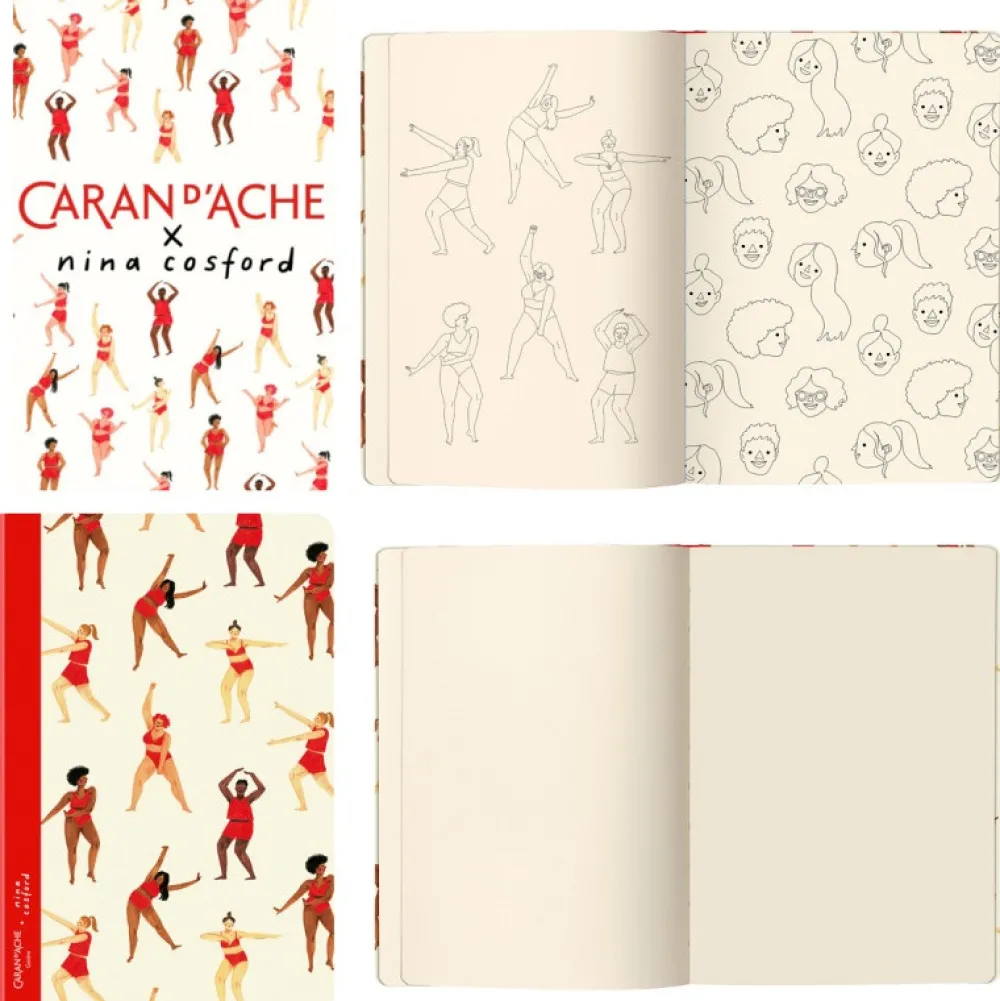Caran d'Ache Szkicownik Nina Cosford A5 - - Beige > Szkicowniki