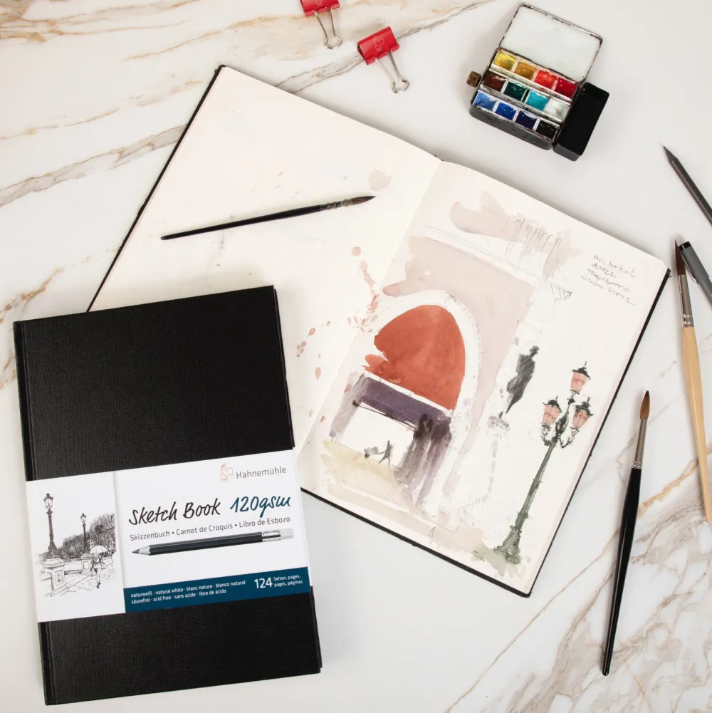 Hahnemuhle Szkicownik Sketch Book - Hahnemühle - A5, 120 g, 62 ark. > Bloki Szkicowe