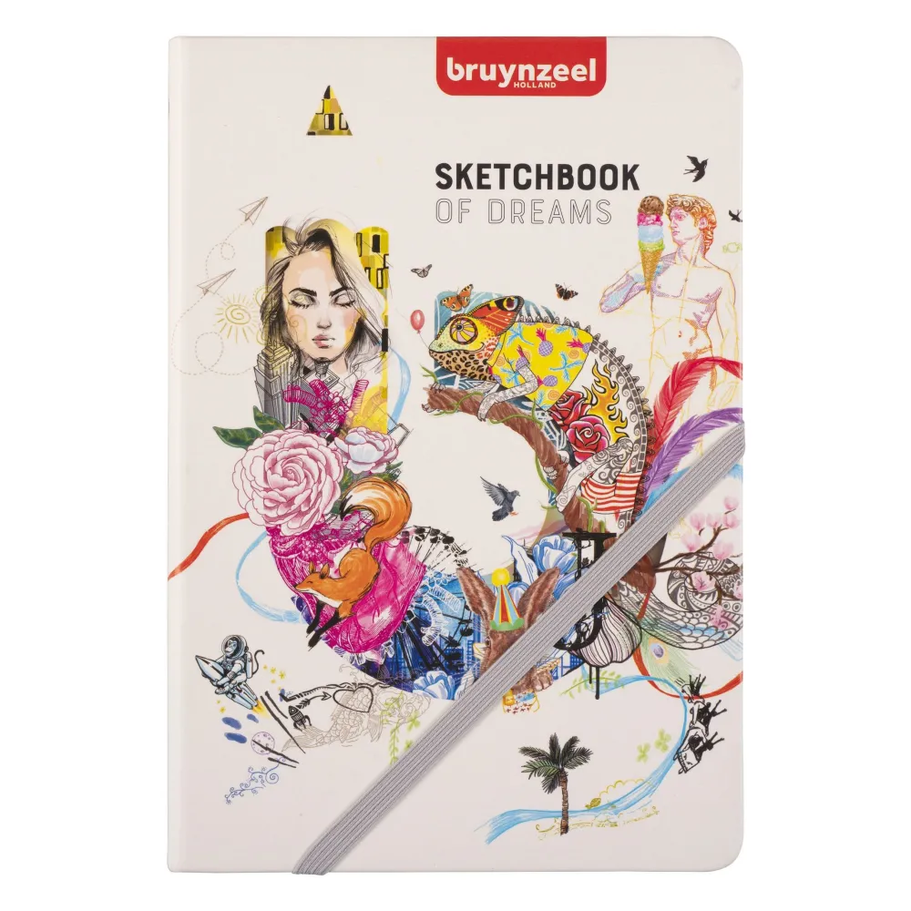 Bruynzeel Szkicownik Sketchbook of Dreams 14,8 x 21 cm - - gładki, 140 g, 80 ark. > Bloki Szkicowe