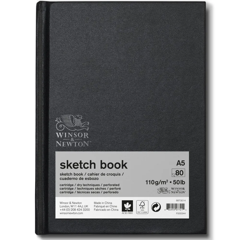 Winsor & Newton Szkicownik Sketch Book - - A5, 110g, 80 ark. > Bloki Szkicowe