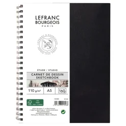 Lefranc & Bourgeois Szkicownik Studio na spirali - - A5, 110 g, 160 stron