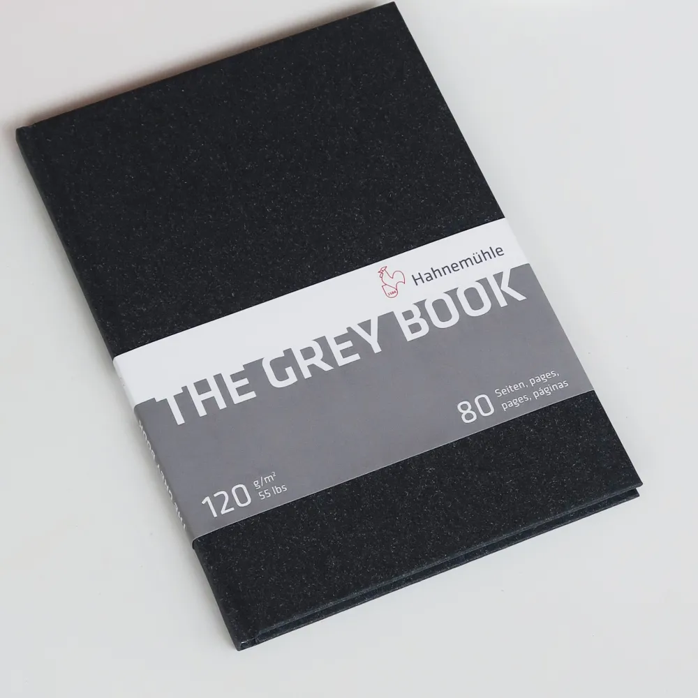 Hahnemuhle Szkicownik The Grey Book - Hahnemühle - A4, 120 g, 80 ark.