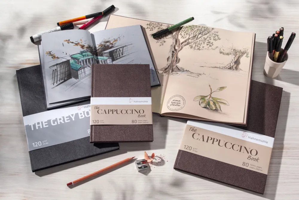 Hahnemuhle Szkicownik The Grey Book - Hahnemühle - A4, 120 g, 80 ark.