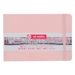 Talens Art Creation Szkicownik 21 x 14,8 cm - - Pastel Pink, 140 g, 80 ark.