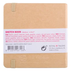 Talens Art Creation Szkicownik 12 x 12 cm - - Kraft, 140 g, 80 ark. > Bloki Szkicowe