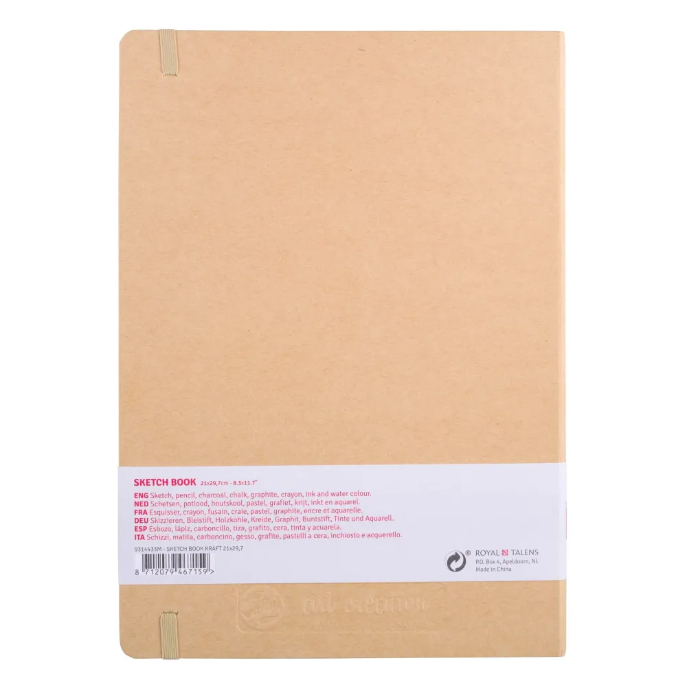 Talens Art Creation Szkicownik 13 x 21 cm - - Kraft, 140 g, 80 ark. > Bloki Szkicowe