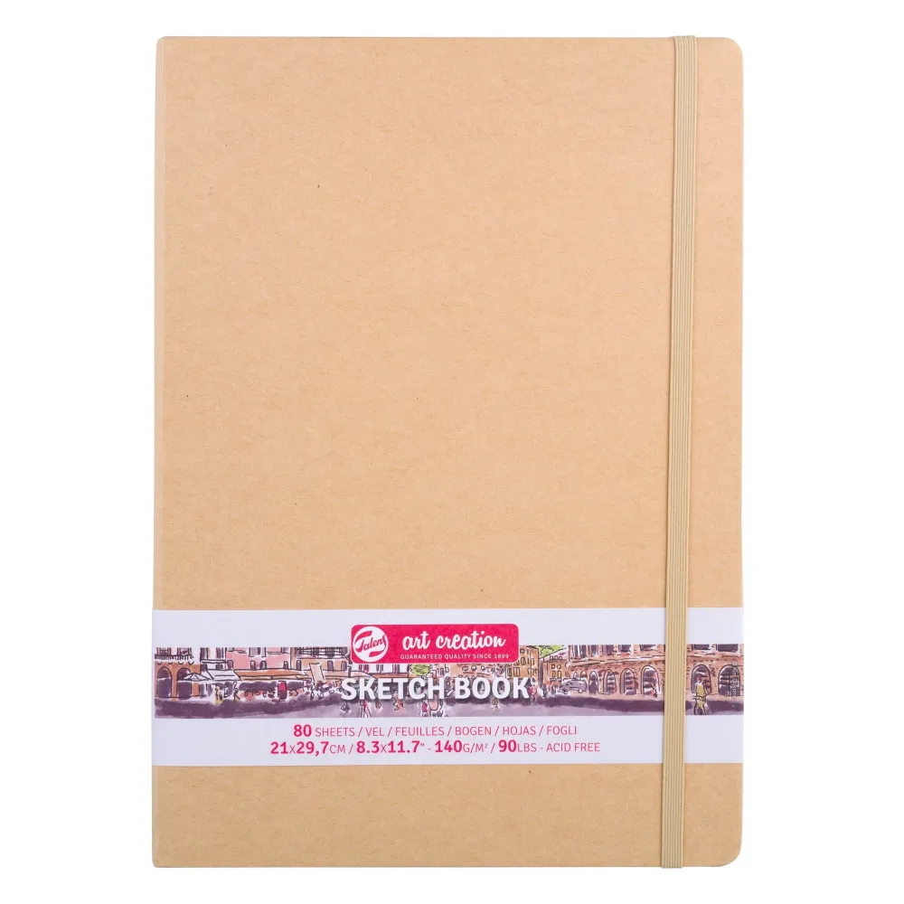 Talens Art Creation Szkicownik 13 x 21 cm - - Kraft, 140 g, 80 ark. > Bloki Szkicowe