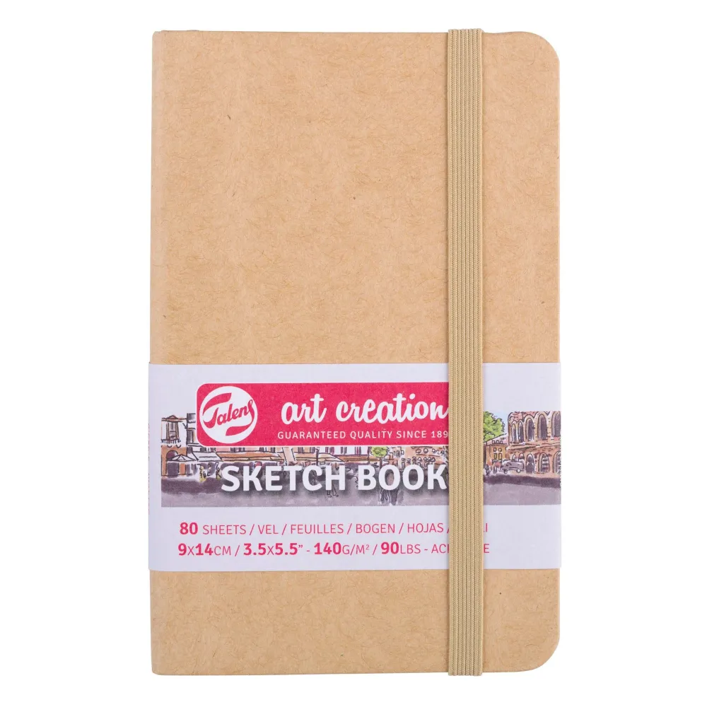 Talens Art Creation Szkicownik 9 x 14 cm - - Kraft, 140 g, 80 ark. > Bloki Szkicowe