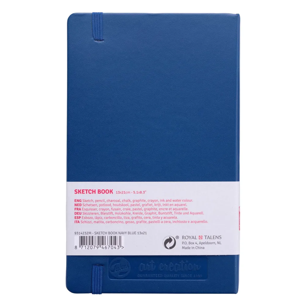 Talens Art Creation Szkicownik 9 x 14 cm - - Navy Blue, 140 g, 80 ark. > Bloki Szkicowe