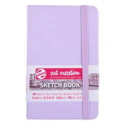 Talens Art Creation Szkicownik 9 x 14 cm - - Pastel Violet, 140 g, 80 ark.
