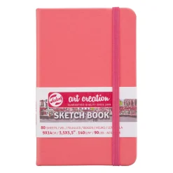 Talens Art Creation Szkicownik 9 x 14 cm - - Coral Red, 140 g, 80 ark.
