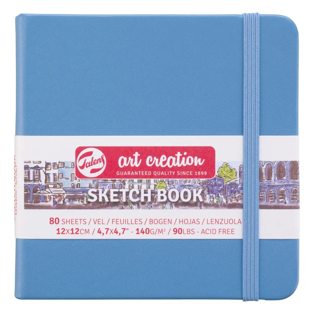 Talens Art Creation Szkicownik 12 x 12 cm - - niebieski, 140 g, 80 ark. > Bloki Szkicowe