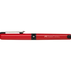 Faber-Castell Szkolne pióro wieczne z wkładami - - czerwone, M ><noscript><img width=