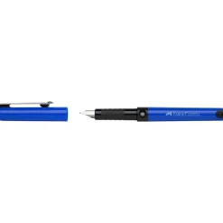 Faber-Castell Szkolne pióro wieczne z wkładami - - niebieskie, M ><noscript><img width=