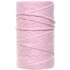 Sznurek bawełniany do makramy - jasnoróżowy, 2 mm, 60 m