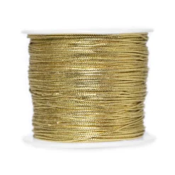 Sznurek dekoracyjny - złoty, 0,8 mm x 100 m > Sznurki