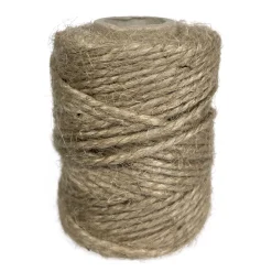 Sznurek jutowy do makramy - naturalny, 2 mm, 0,1 kg, 40 m