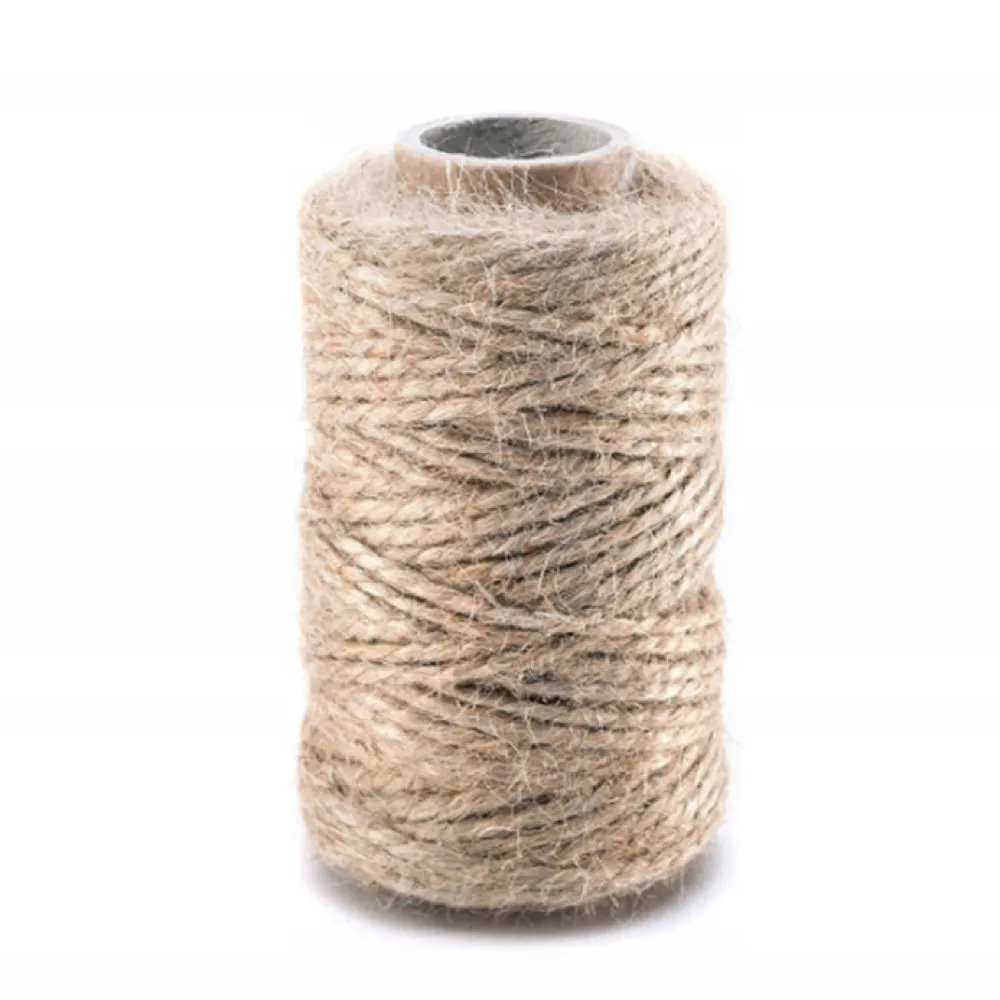 Sznurek jutowy - naturalny, 3 mm, 100 g, 40 m > Sznurki