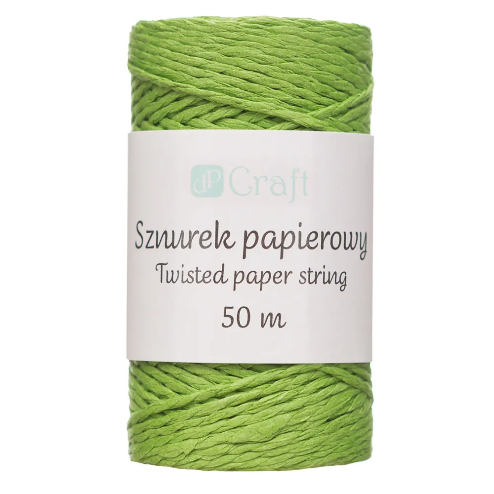 dpCraft Sznurek papierowy - - zielony, 50 m > Sznurki