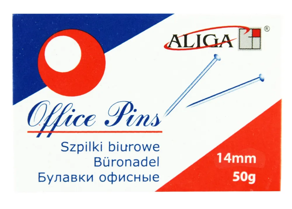 Szpilki krawieckie, krótkie - 14 mm, 50 g