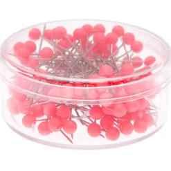 Rico Design Szpilki ozdobne - - Neon Pink, 38 mm, 100 szt.