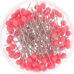 Rico Design Szpilki ozdobne - - Neon Pink, 38 mm, 100 szt.