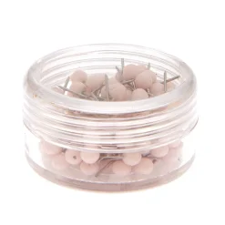 Rico Design Szpilki ozdobne - - Pink, 16 mm, 100 szt.