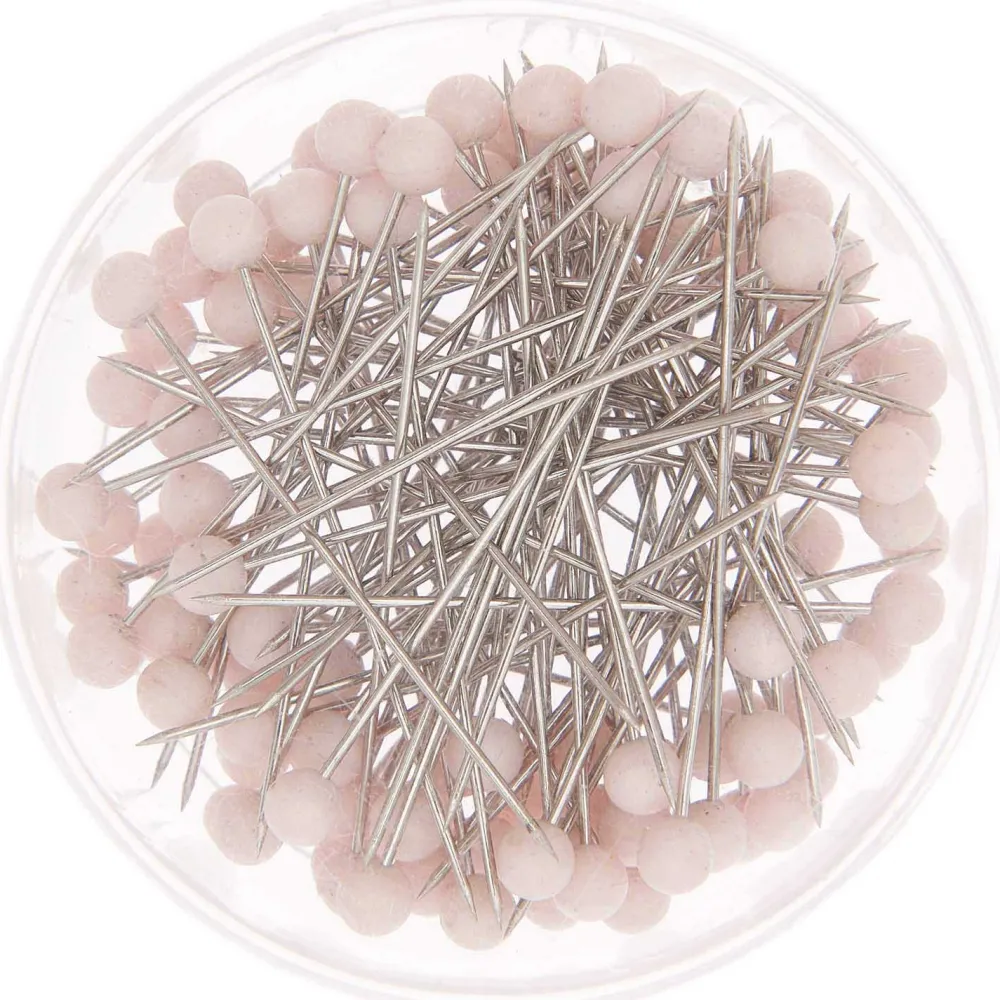 Rico Design Szpilki ozdobne - - Pink, 38 mm, 100 szt. > Klipsy, Pinezki I Szpilki
