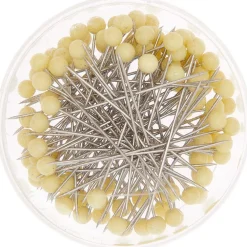 Rico Design Szpilki ozdobne - - Yellow, 38 mm, 100 szt. > Klipsy, Pinezki I Szpilki
