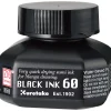 Kuretake Szybkoschnący tusz ZIG Cartoonist Black Ink - - czarny, 60 ml