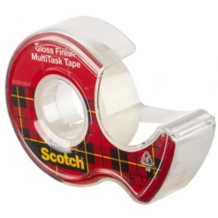 Scotch Taśma biurowa Crystal z dyspenserem - - transparentna 19 mm x 7,5 m